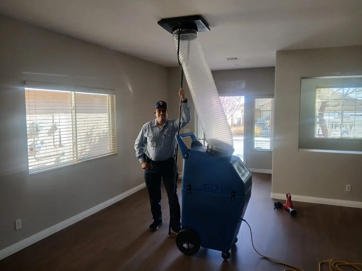 Professional Dryer Vent Cleaning work inside a University Heights home